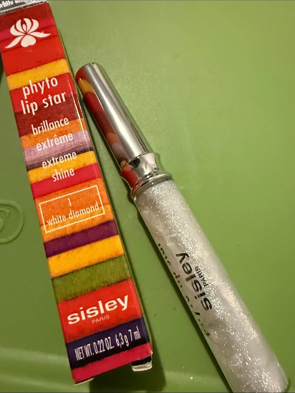 Sisley White Diamond Phyto-Lip Star Lip Gloss - Shimmery White